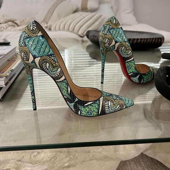 Christian Louboutin So Kate 120 Python Inferno - Picture 5 of 6